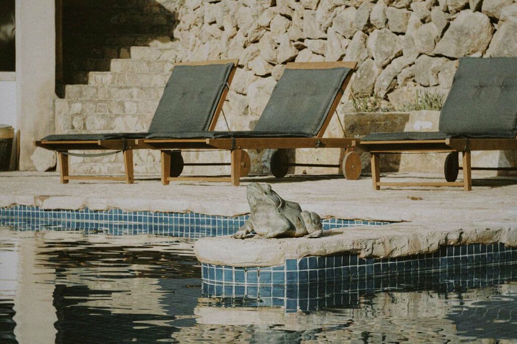 Sistemas antical para piscinas en mallorca. Instalacion vulcan en Agroturismo can torna