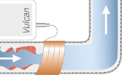 reduccion de cal y bacterias en las tuberias vulcan